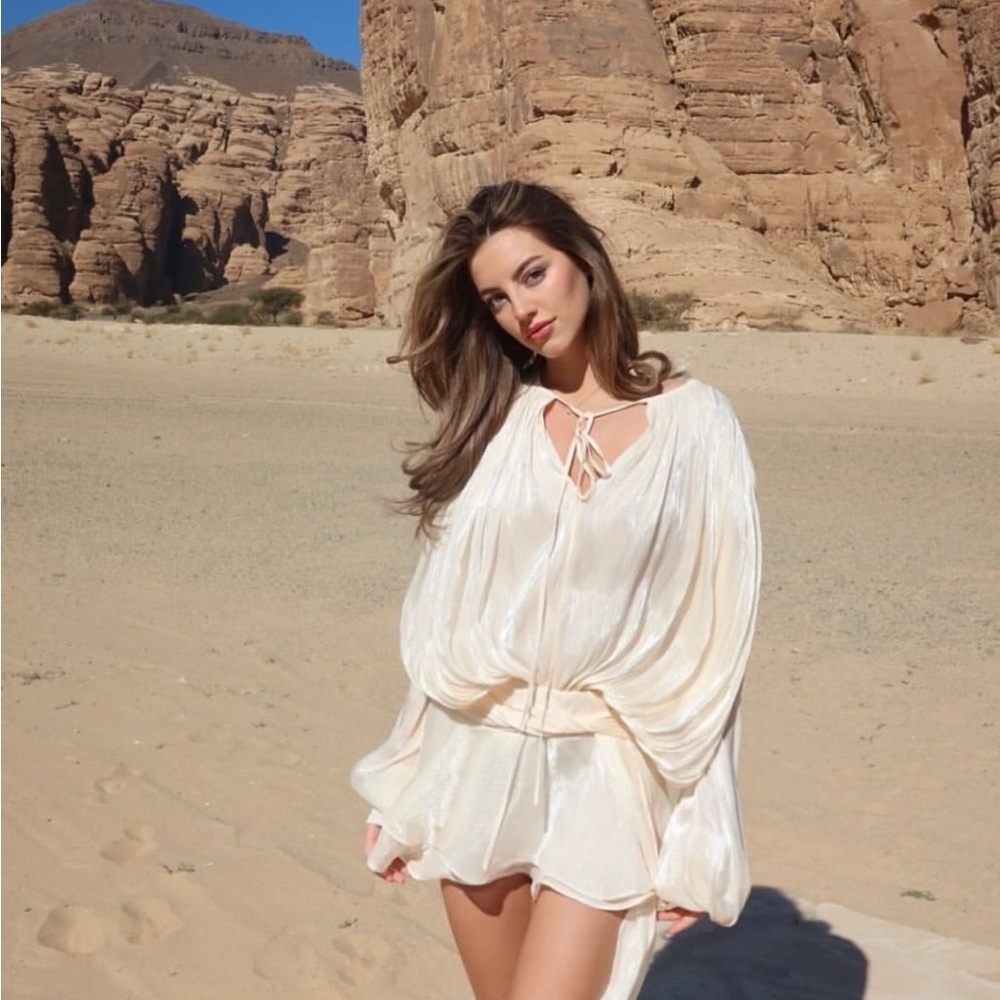 Elegant Cream Dress